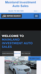 Mobile Screenshot of mainlandinvestment.com