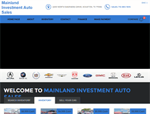 Tablet Screenshot of mainlandinvestment.com